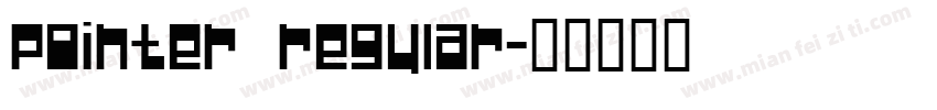 Pointer Regular字体转换